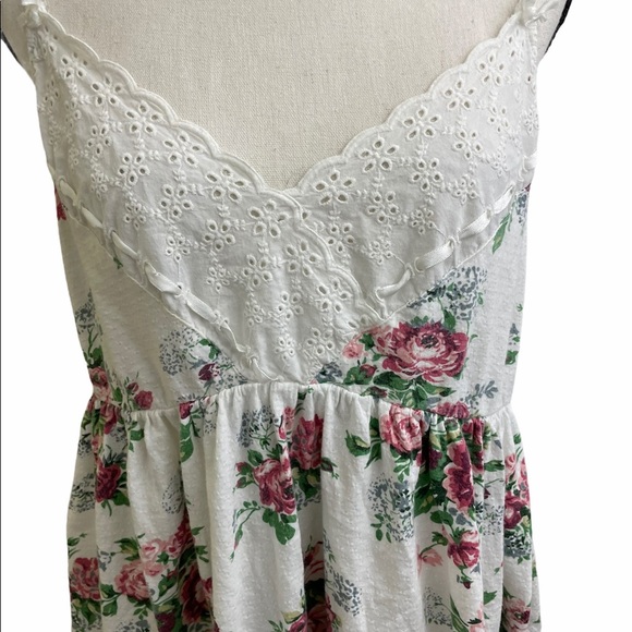 Victoria secret top floral spaghetti straps size large.tank top - Picture 2 of 7